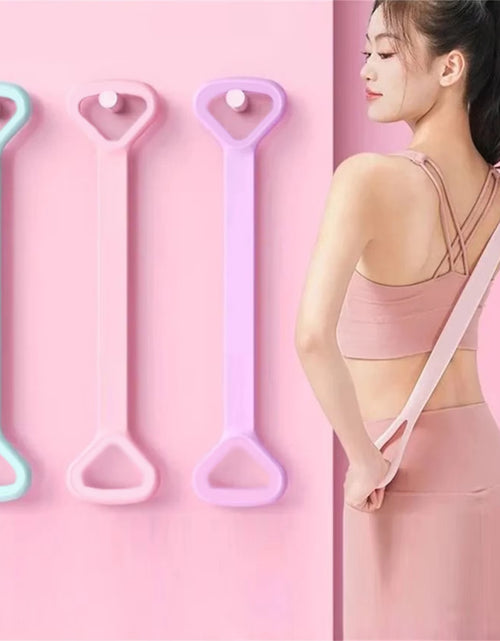 Load image into Gallery viewer, 2024 New 8-Character Puller Home Fitness Equipment Elastic Belt Yoga Auxiliary Female Open Shoulder Beauty Back Stretcher

