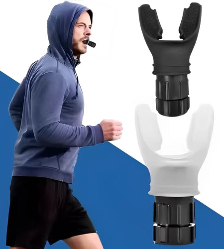 1Pcs Breathing Exercise for Lungs Portable Breath Fitness Exerciser Device Endurance Workout with Adjustable Resistances Sports