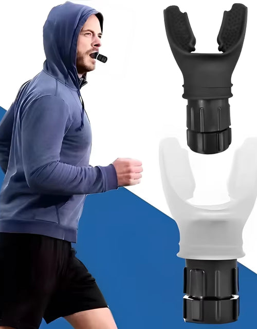 Load image into Gallery viewer, 1Pcs Breathing Exercise for Lungs Portable Breath Fitness Exerciser Device Endurance Workout with Adjustable Resistances Sports
