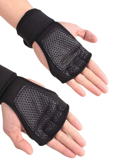 Load image into Gallery viewer, Training Sport Gloves for Men Women Workout Gloves Fitness Body Building Weightlifting Gym Hand Wrist Palm Protector Gloves
