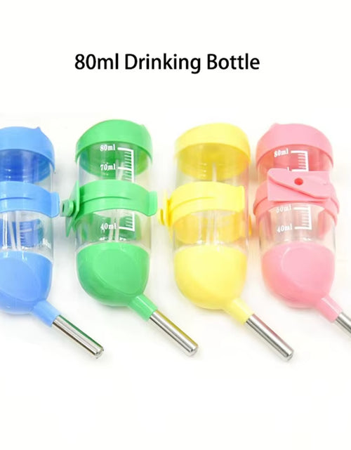 Load image into Gallery viewer, 60Ml/80Ml/125Ml/250Ml Plastic Small Pets Water Drinking Bottle Feeder Hamster Rat Pet Dispenser Feeder Cage Hangable Bottles Hot
