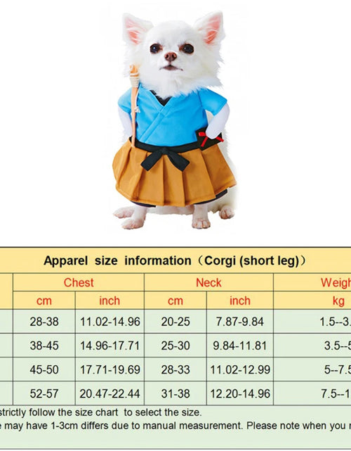 Load image into Gallery viewer, Halloween Dog Clothes Funny Pet Dogs Cosplay Costumes Set Christmas Dog Costume Comical Outfits for Pet Cat Puppy Party Clothing
