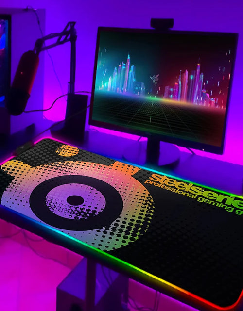 Load image into Gallery viewer, Rgb Mouse Pad Xxl Steelseries Laptop Mat Gaming Mousepad Backlit Keyboard Gamer Girl Table Pads Deskpad Mausepad Cs Go
