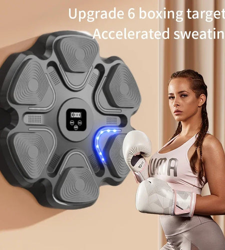 New Smart Music Boxing Machine Adult/Children Sports Fitness Boxing Trainer Home Exercise Response Training Boxing Wall Target