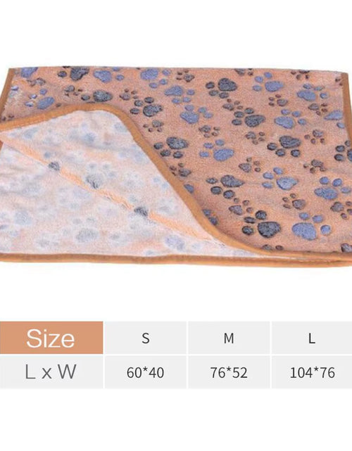 Load image into Gallery viewer, Soft Fluffy High Quality Pet Blanket Cute Cartoon Pattern Pet Mat Warm and Comfortable Blanket for Cat Dogs
