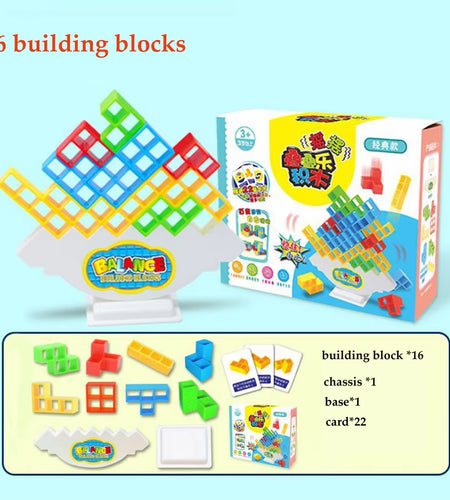 Balance Stacking Board Games Kids Adults Tower Block Toys for Family Parties Travel Games Boys Girls Puzzle Buliding Blocks Toy