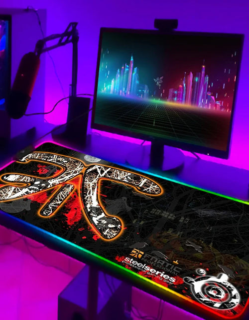 Load image into Gallery viewer, Rgb Mouse Pad Xxl Steelseries Laptop Mat Gaming Mousepad Backlit Keyboard Gamer Girl Table Pads Deskpad Mausepad Cs Go
