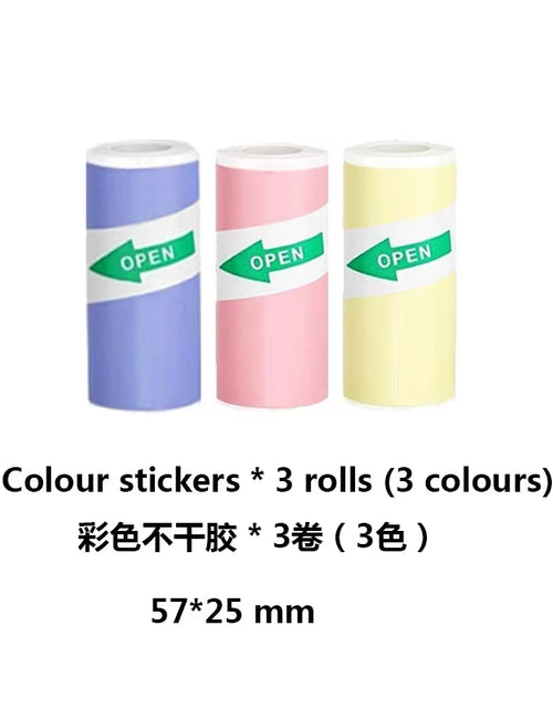 Load image into Gallery viewer, Mini Portable Printer Thermal Printing Sticker Wireless Inkless Mini Pocket Printer Self-Adhesive Label Printer Photo Printer
