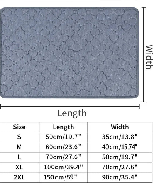 Load image into Gallery viewer, Dog Urine Pads Washable Reusable anti Slip Pet Pee Pad Puppy Training Pad Pet Bed for Car Seat Cover Pet Supplies
