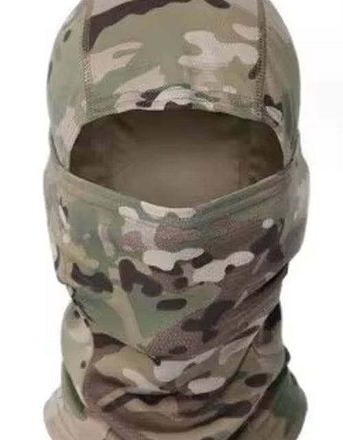 Load image into Gallery viewer, Camouflage Outdoor Riding Mask Outdoor Sun Protection Single Hole Quick Dry Mesh Mask
