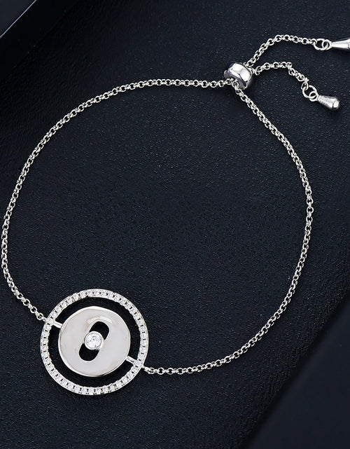 Load image into Gallery viewer, Star Fireworks Fashion Luxury AAA Cubic Zirconia Women Baguette Bracelet Copper Hand Back Chain Adjustable Bracelet
