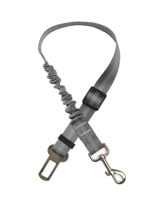 Load image into Gallery viewer, Durable Nylon Dog Seat Belt for Small Large Dogs Adjustable Reflective Elastic Lead Puppy Travel Car Safety Rope French Bulldog
