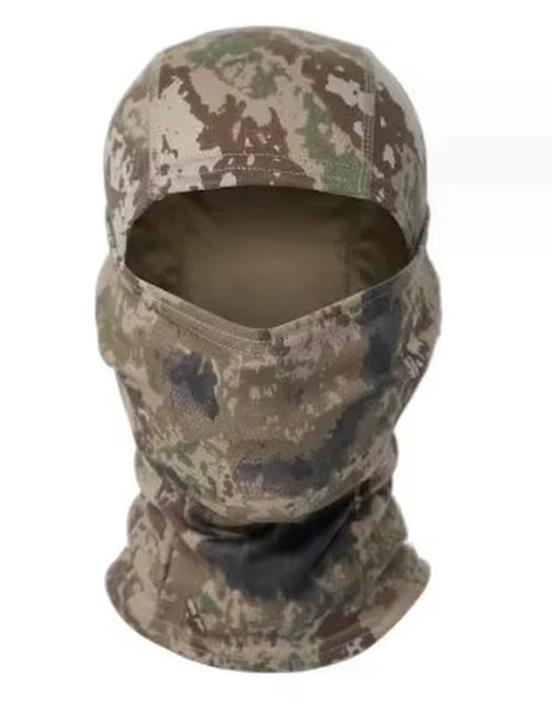 Load image into Gallery viewer, Camouflage Outdoor Riding Mask Outdoor Sun Protection Single Hole Quick Dry Mesh Mask
