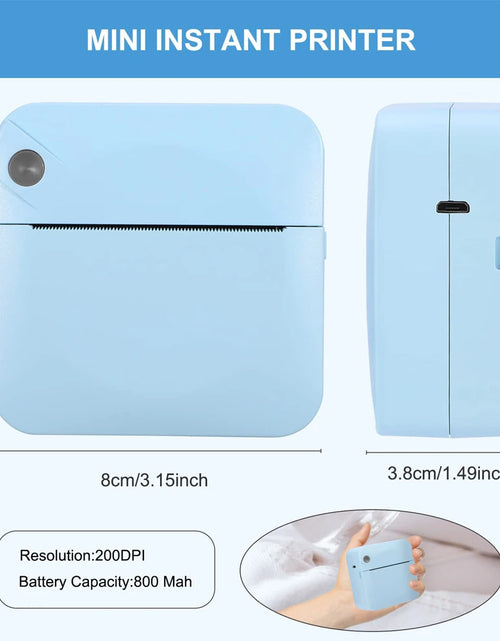 Load image into Gallery viewer, Mini Portable Printer Thermal Printing Sticker Wireless Inkless Mini Pocket Printer Self-Adhesive Label Printer Photo Printer
