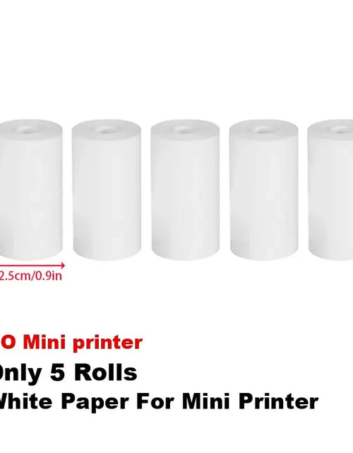 Load image into Gallery viewer, Mini Portable Printer Thermal Printing Sticker Wireless Inkless Mini Pocket Printer Self-Adhesive Label Printer Photo Printer
