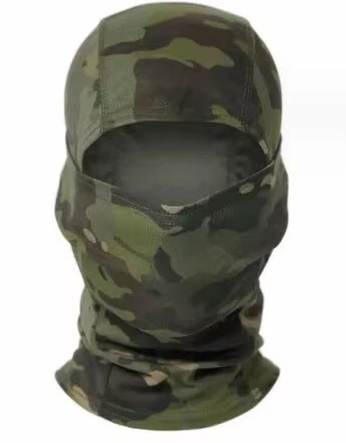 Load image into Gallery viewer, Camouflage Outdoor Riding Mask Outdoor Sun Protection Single Hole Quick Dry Mesh Mask
