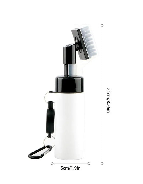 Load image into Gallery viewer, Golf Clubs Cleaning Brush Portable Golf Club Groove Brush with Push Type Water Bottle Water Brush Golf Swing Groove Cleaner
