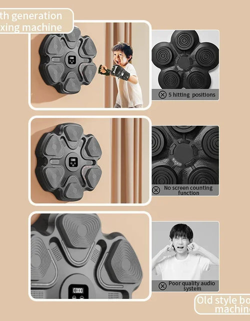 Load image into Gallery viewer, New Smart Music Boxing Machine Adult/Children Sports Fitness Boxing Trainer Home Exercise Response Training Boxing Wall Target
