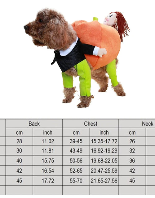 Load image into Gallery viewer, Halloween Dog Clothes Funny Pet Dogs Cosplay Costumes Set Christmas Dog Costume Comical Outfits for Pet Cat Puppy Party Clothing
