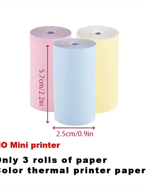 Load image into Gallery viewer, Mini Portable Printer Thermal Printing Sticker Wireless Inkless Mini Pocket Printer Self-Adhesive Label Printer Photo Printer
