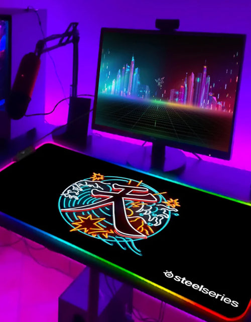 Load image into Gallery viewer, Rgb Mouse Pad Xxl Steelseries Laptop Mat Gaming Mousepad Backlit Keyboard Gamer Girl Table Pads Deskpad Mausepad Cs Go
