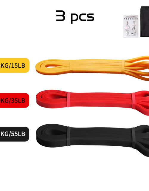 Load image into Gallery viewer, Heavy Duty Latex Resistance Band Exercise Elastic Band for Sport Strength Pull up Assist Band Workout Pilates Fitness Equipment
