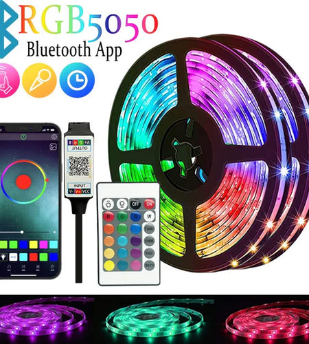 LED Strip Lights RGB 3535 ,5V 1M-30M,16 Million Colors, RGB , Led Strip Lighting Music Sync, Color Changing for Party Home