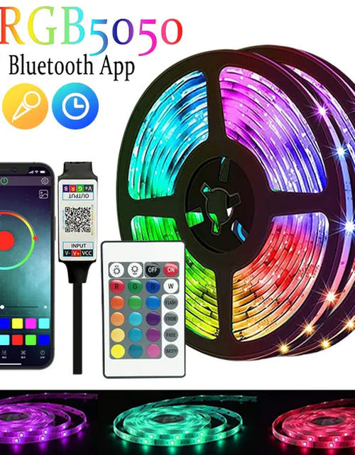 Load image into Gallery viewer, LED Strip Lights RGB 3535 ,5V 1M-30M,16 Million Colors, RGB , Led Strip Lighting Music Sync, Color Changing for Party Home
