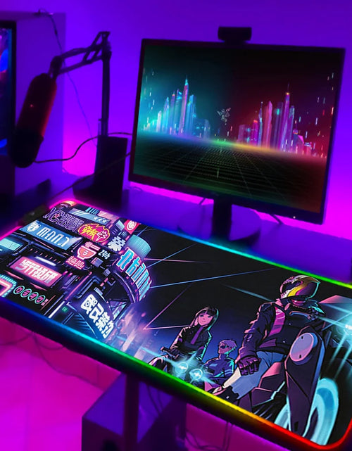 Load image into Gallery viewer, Rgb Mouse Pad Xxl Steelseries Laptop Mat Gaming Mousepad Backlit Keyboard Gamer Girl Table Pads Deskpad Mausepad Cs Go
