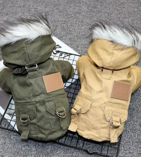 Winter Dog Clothes Puppy Pet Dog Coat Jacket for Small Medium Dog Thicken Warm Chihuahua Yorkies Hoodie Pets Clothing