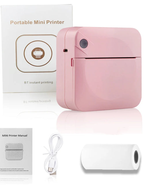 Load image into Gallery viewer, Mini Portable Printer Thermal Printing Sticker Wireless Inkless Mini Pocket Printer Self-Adhesive Label Printer Photo Printer
