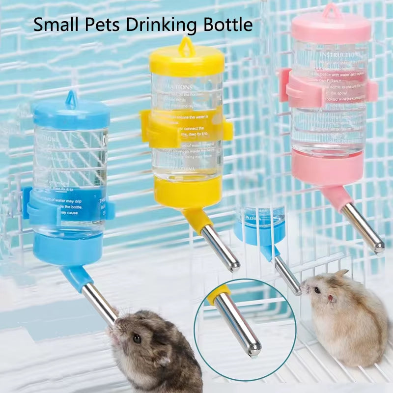 60Ml/80Ml/125Ml/250Ml Plastic Small Pets Water Drinking Bottle Feeder Hamster Rat Pet Dispenser Feeder Cage Hangable Bottles Hot