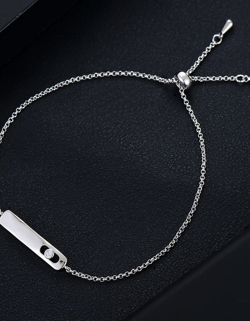 Load image into Gallery viewer, Star Fireworks Fashion Luxury AAA Cubic Zirconia Women Baguette Bracelet Copper Hand Back Chain Adjustable Bracelet
