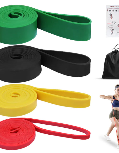 Load image into Gallery viewer, Heavy Duty Latex Resistance Band Exercise Elastic Band for Sport Strength Pull up Assist Band Workout Pilates Fitness Equipment
