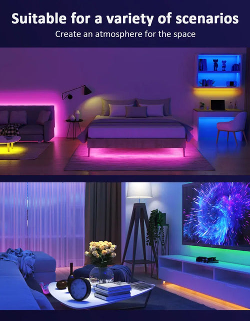Load image into Gallery viewer, LED Strip Lights RGB 3535 ,5V 1M-30M,16 Million Colors, RGB , Led Strip Lighting Music Sync, Color Changing for Party Home
