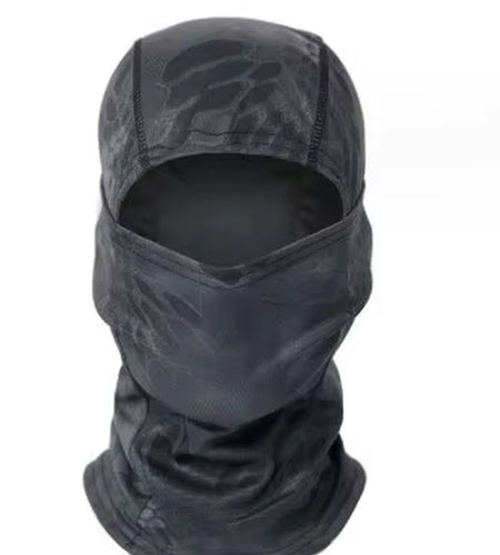 Camouflage Outdoor Riding Mask Outdoor Sun Protection Single Hole Quick Dry Mesh Mask