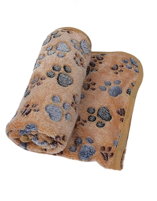 Load image into Gallery viewer, Soft Fluffy High Quality Pet Blanket Cute Cartoon Pattern Pet Mat Warm and Comfortable Blanket for Cat Dogs
