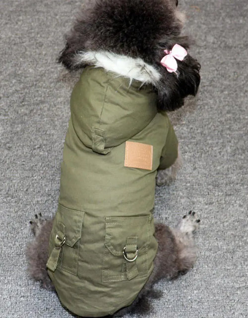 Load image into Gallery viewer, Winter Dog Clothes Puppy Pet Dog Coat Jacket for Small Medium Dog Thicken Warm Chihuahua Yorkies Hoodie Pets Clothing
