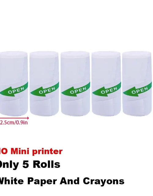 Load image into Gallery viewer, Mini Portable Printer Thermal Printing Sticker Wireless Inkless Mini Pocket Printer Self-Adhesive Label Printer Photo Printer
