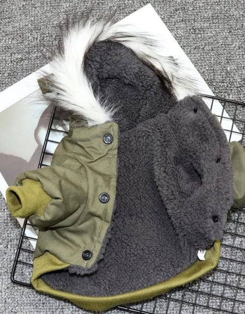 Load image into Gallery viewer, Winter Dog Clothes Puppy Pet Dog Coat Jacket for Small Medium Dog Thicken Warm Chihuahua Yorkies Hoodie Pets Clothing
