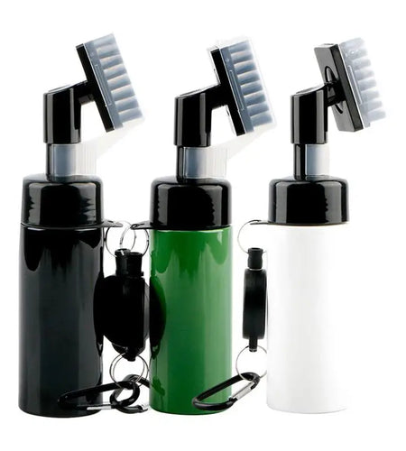 Golf Clubs Cleaning Brush Portable Golf Club Groove Brush with Push Type Water Bottle Water Brush Golf Swing Groove Cleaner