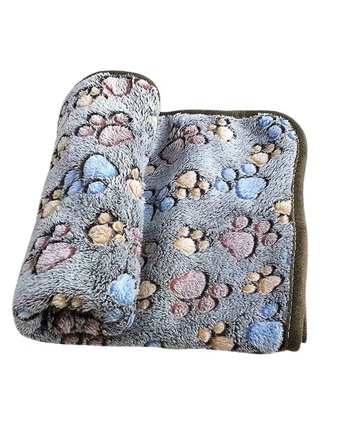 Load image into Gallery viewer, Soft Fluffy High Quality Pet Blanket Cute Cartoon Pattern Pet Mat Warm and Comfortable Blanket for Cat Dogs
